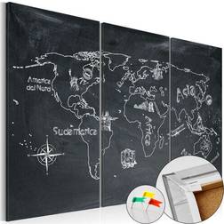 Artgeist Billede kork Geography lesson [Cork Map] Vægdekorationer